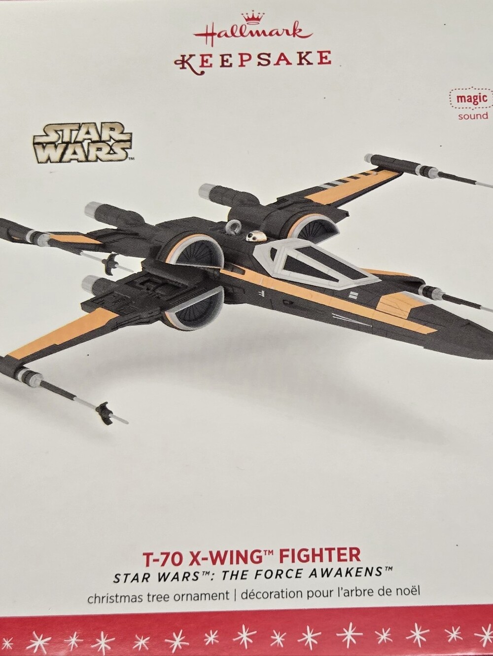 Hallmark Star Wars T-70 X-Wing Fighter Ornament 2016